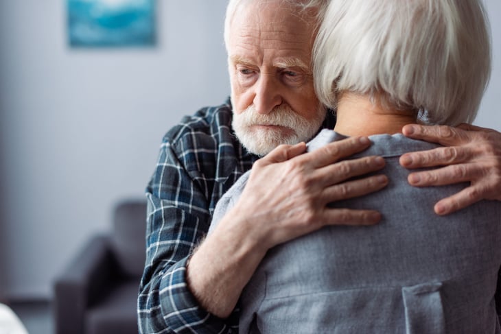 Senior with dementia