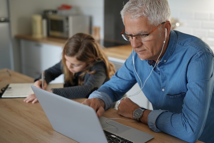 work at home parent remote learning