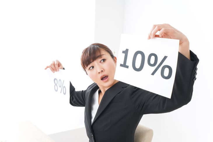 Woman shocked by income tax rates