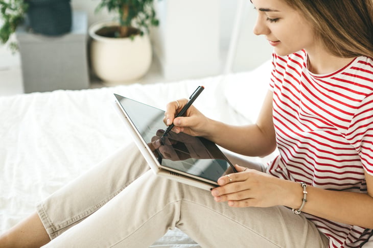 Digital painter illustrator