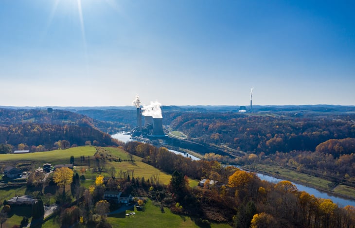 West Virginia coal power plant