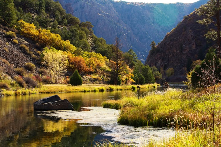 Black Canyon of the Gunnison National Park in Colorado
