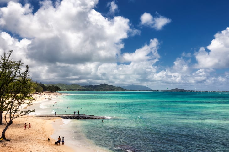 Kailua Beach Park in Hawaii