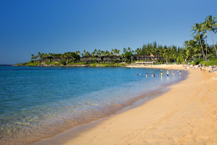 Napili Beach on Maui, Hawaii