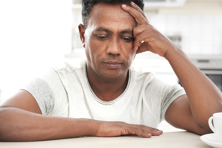 Worried man