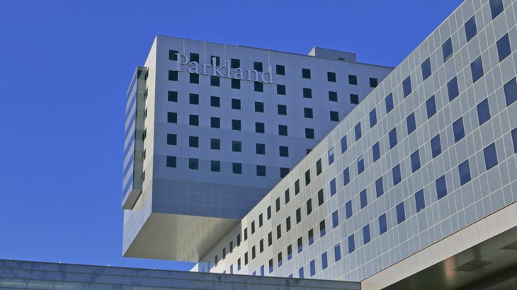 Parkland Hospital in Dallas Texas