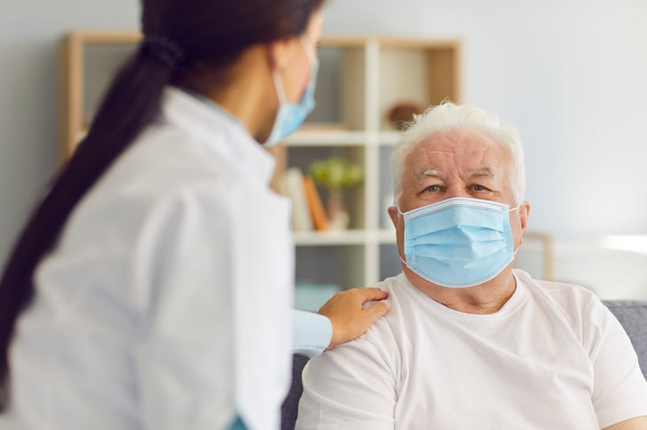 Senior health care patient
