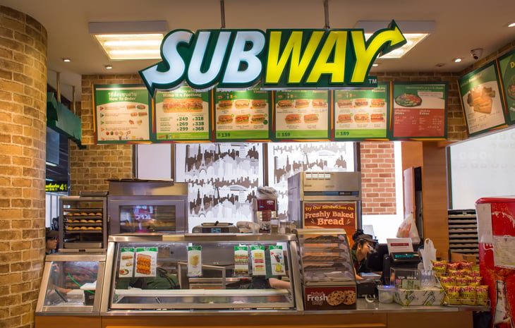 Subway restaurant