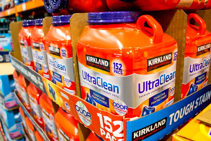 Costco's Kirkland Signature Ultra Clean laundry detergent