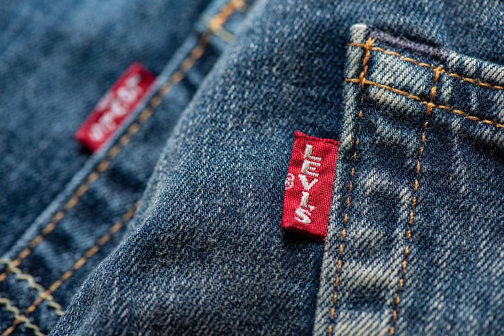 Vintage Levi's "Big E" denim jeans