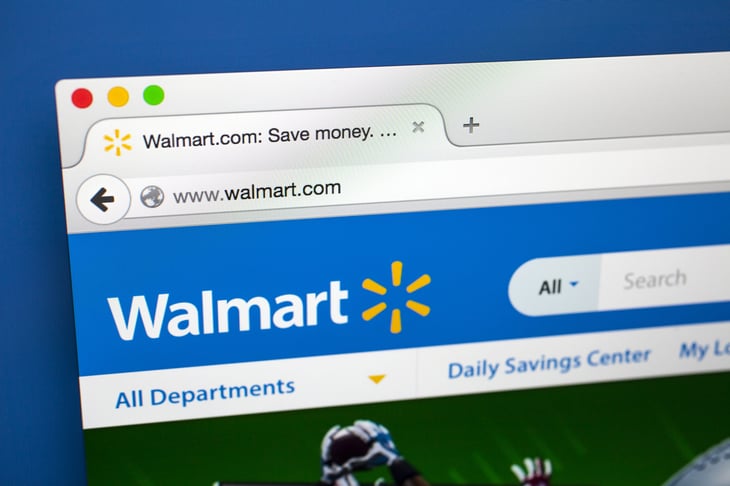 Walmart website