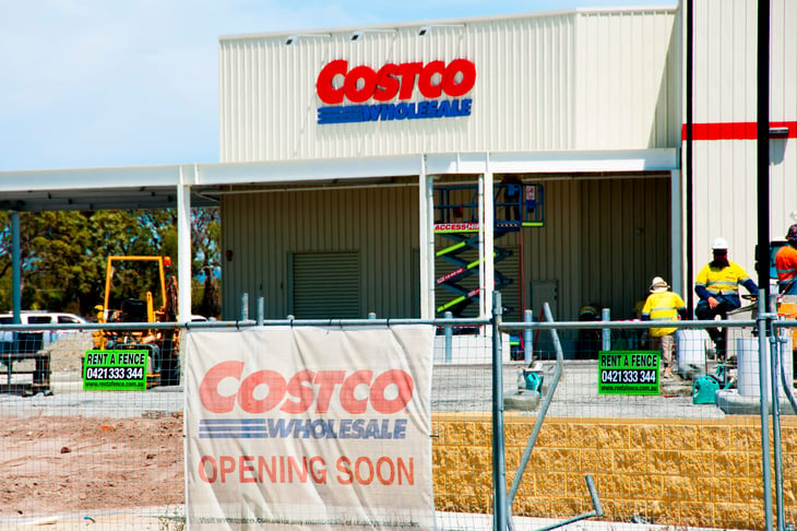 New Costco warehouse under construction