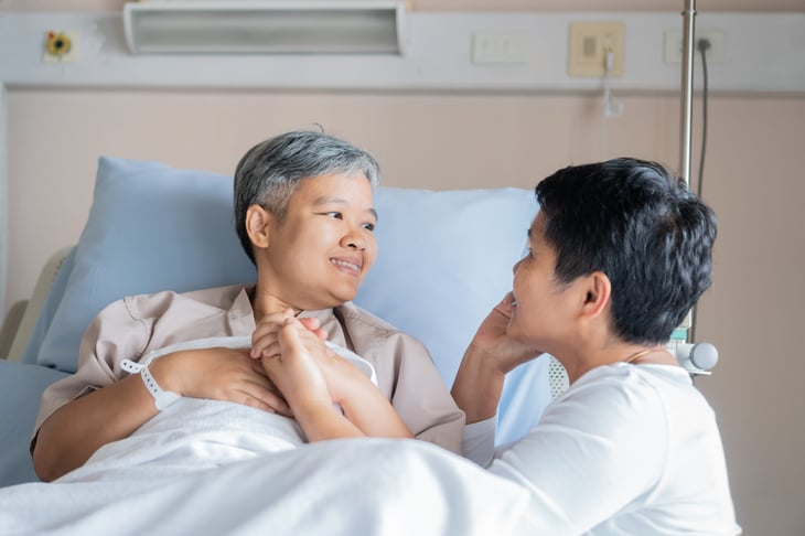 LGBT same sex lesbian couple medical