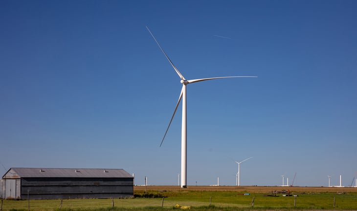 Wind farm in New Mexico