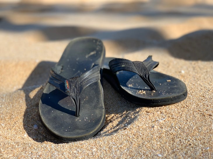 Rainbow sandals