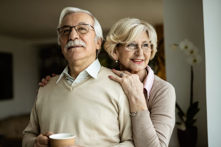 Retired couple