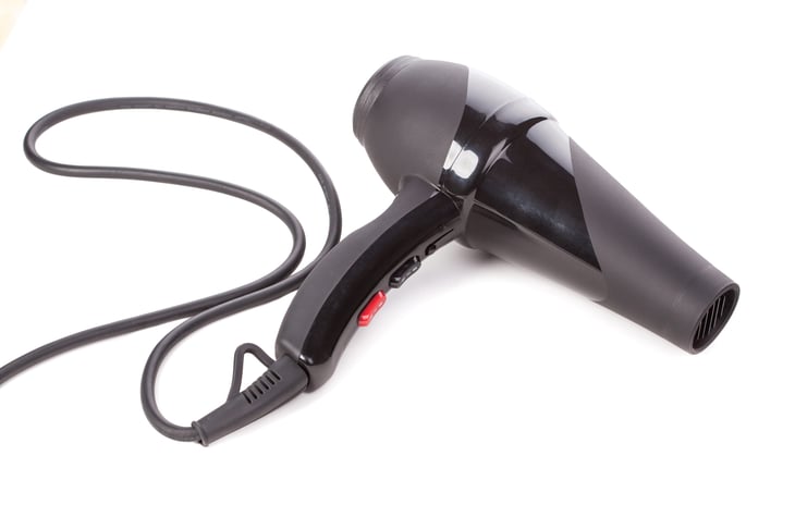 Hairdryer or blow dryer