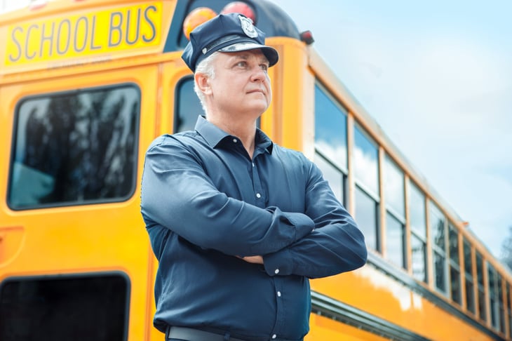 senior bus driver