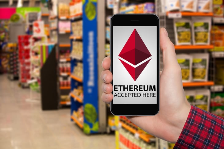 cryptocurrency accepted here ethereum