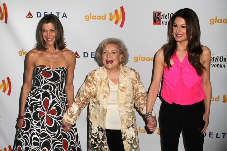 Betty White with Wendie Malick and Jane Leeves