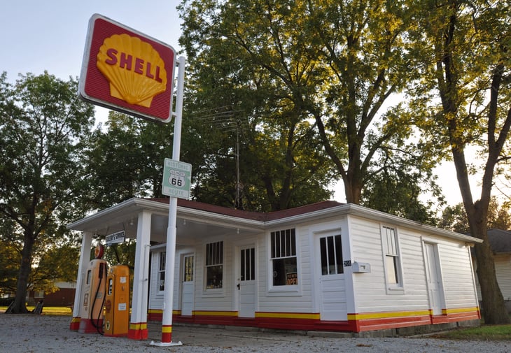 historic Soulsby Service Station