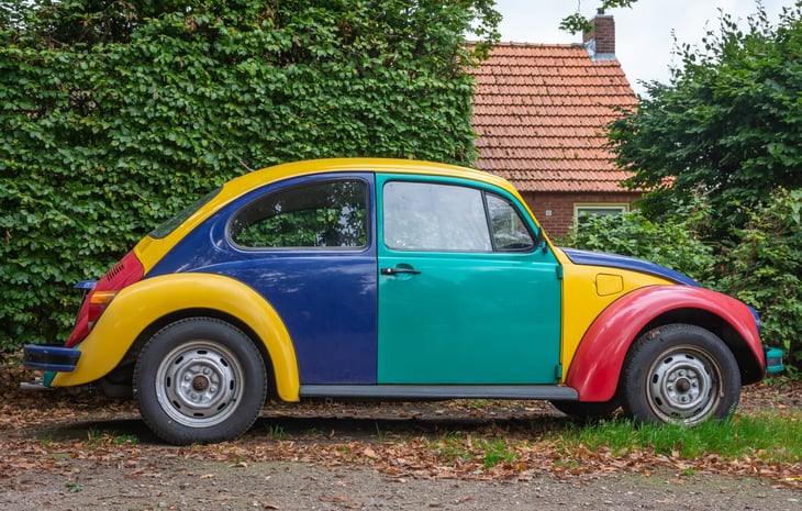 1996 Volkswagen Beetle Harlequin