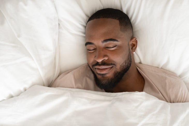 Man sleeping soundly