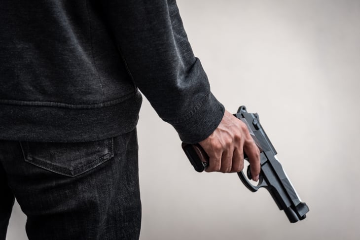 man with gun