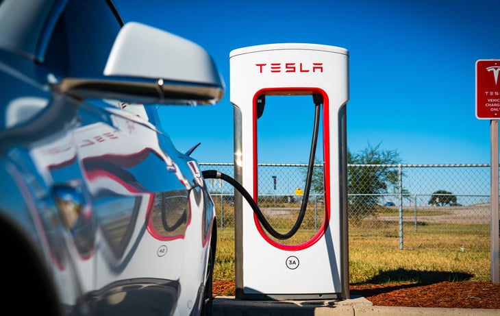 Texas Tesla charging station