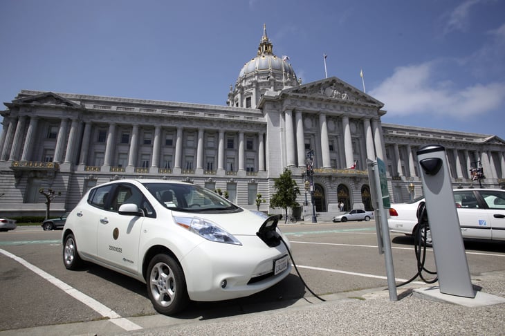electric car charging in San Francisco