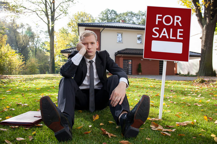Unhappy real estate agent