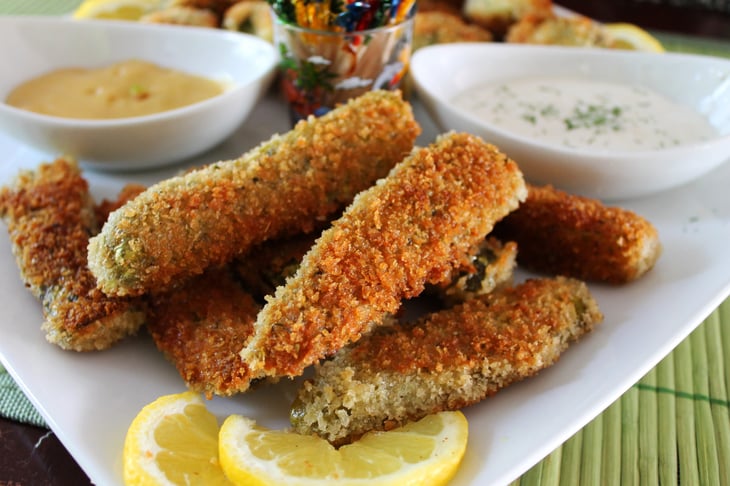 Fried pickles