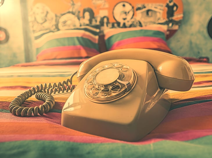 1980s rotary phone