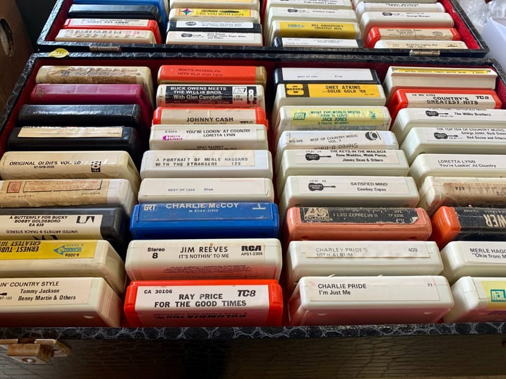 1970s 8-track tapes