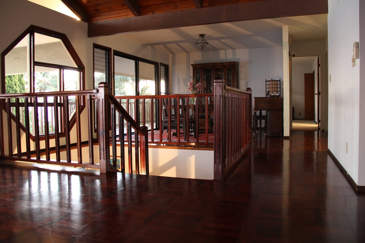 1960s home interior in Hawaii