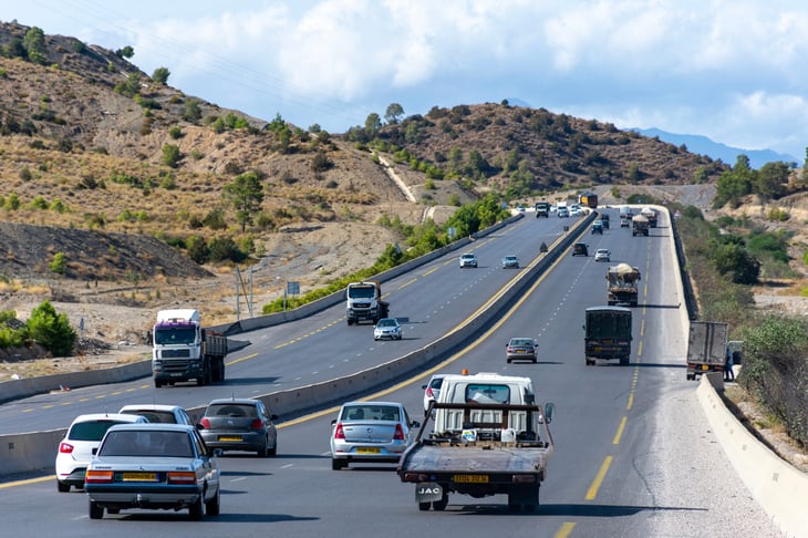 Traffic in Bordj Bou Arreridj, Algeria