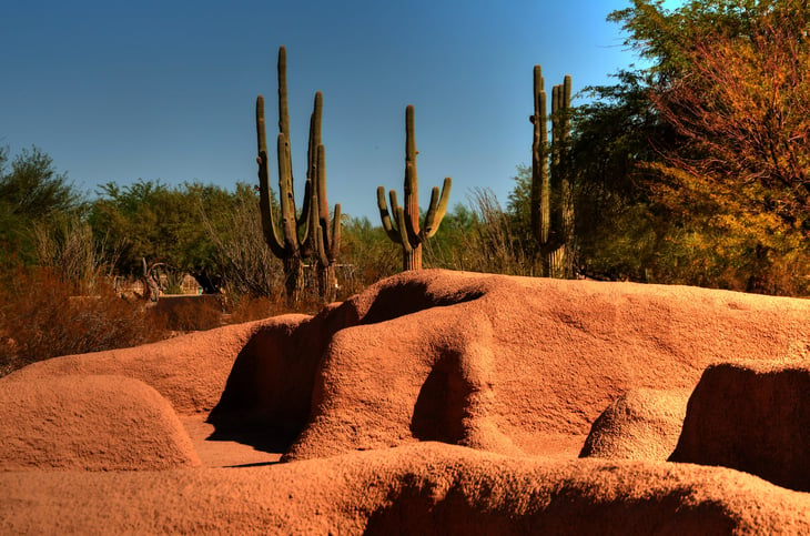Casa Grande Ruins National Monument in Coolidge, Arizona