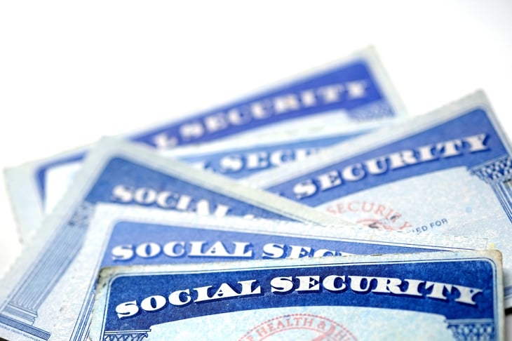 Social Security Cards Card