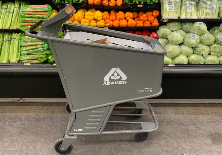 Veeve Smart Cart at Albertsons