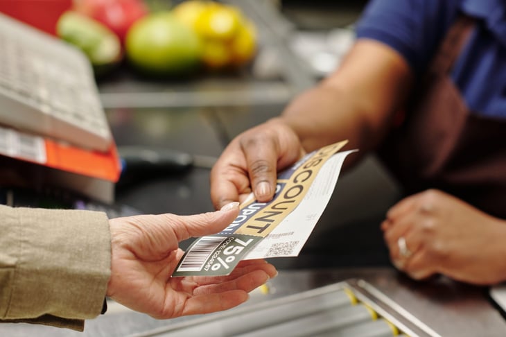 shopping with coupons