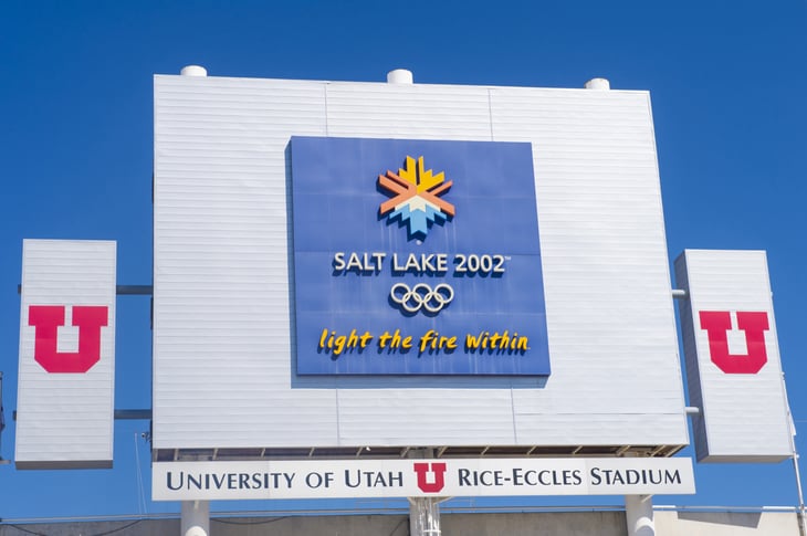 2002 Olympics in Salt Lake City, Utah