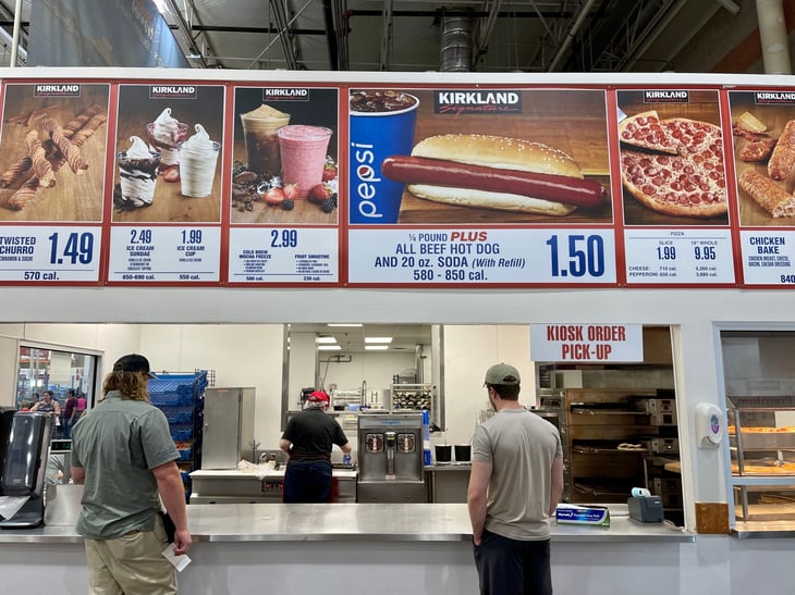 Costco food court
