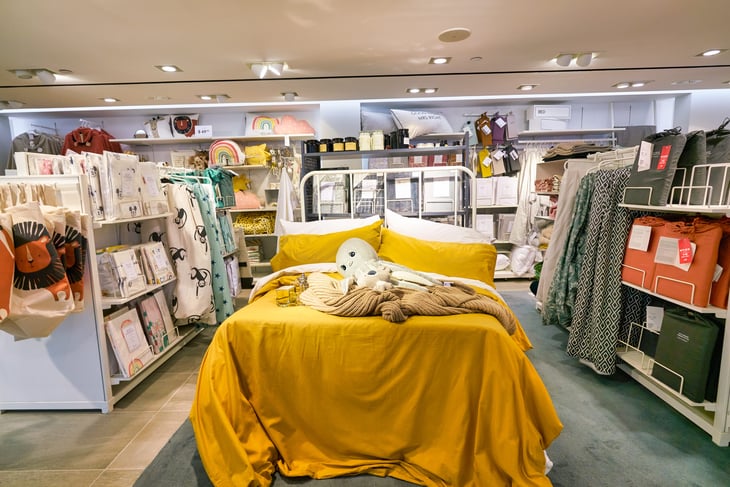 H&M Home goods store