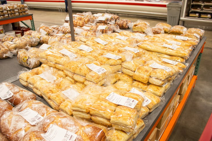 Costco artisan rolls