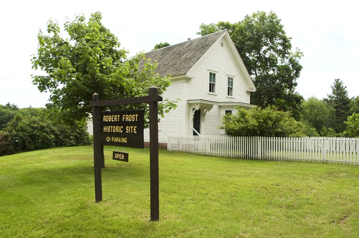 Robert Frost house in Derry, New Hampshire