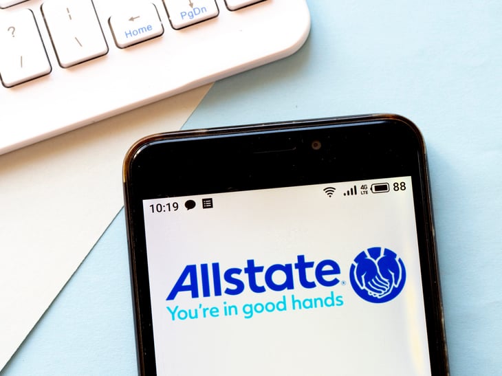 Allstate insurance app on phone