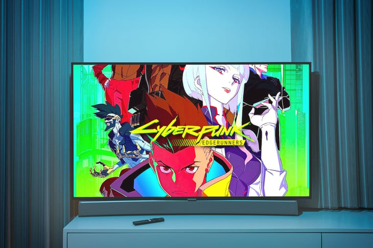 Cyberpunk Edgerunners TV show on Netflix