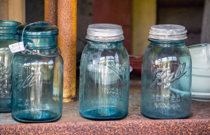 Antique Ball Mason jars