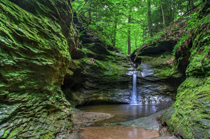 Turkey Run State Park in Indiana
