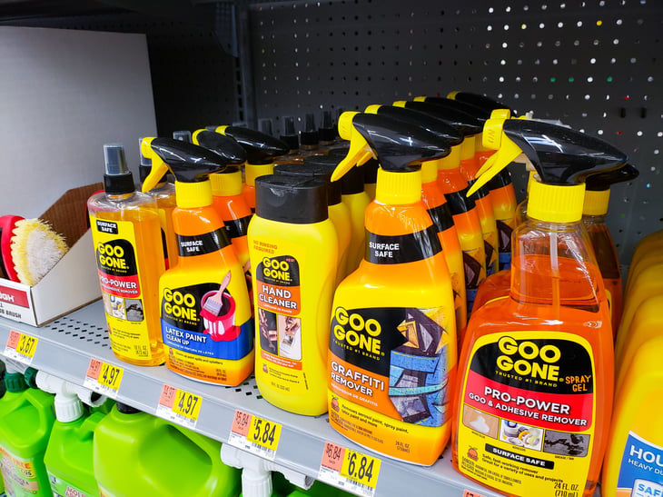 Goo Gone spray bottle